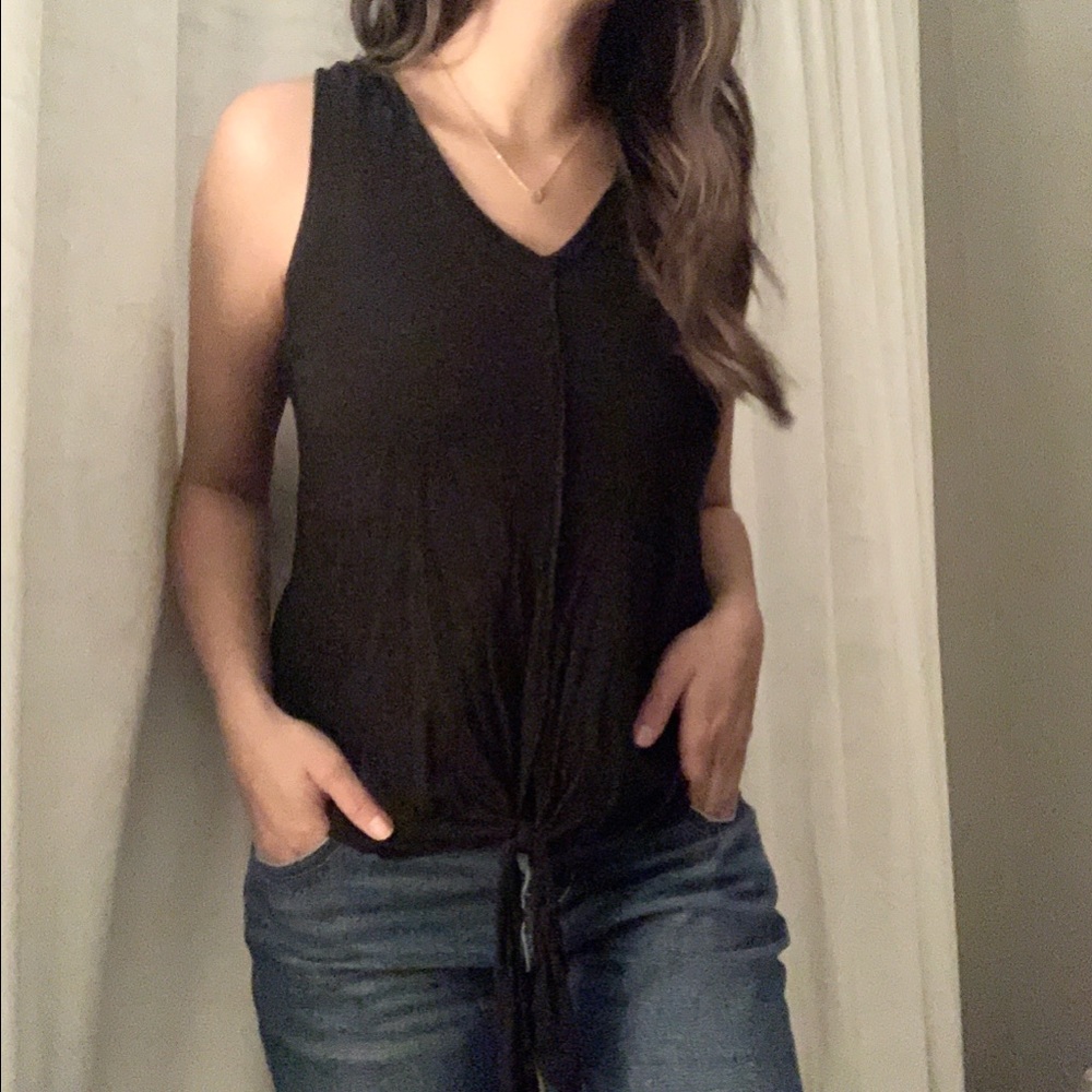Black Rank top